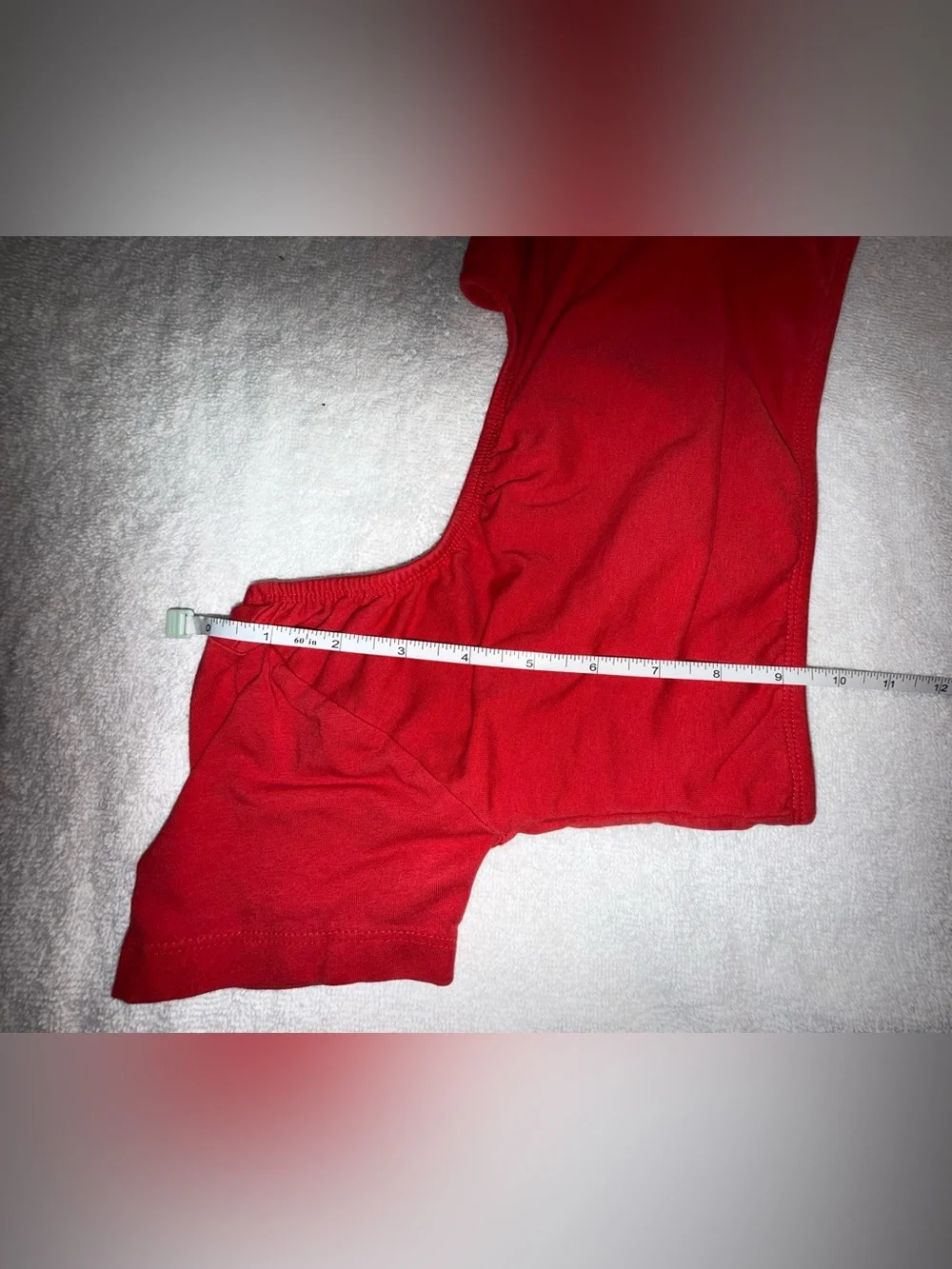ISP Dancewear Red Crop Top with Cherry Print High-Waist Bottom Size XXL (12/14)